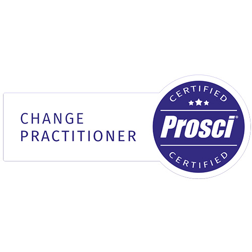 prosci certification badge